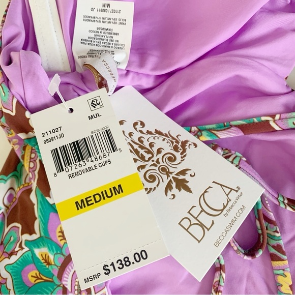 BECCA One Piece Swimsuit! Retail $138 - Picture 6 of 9